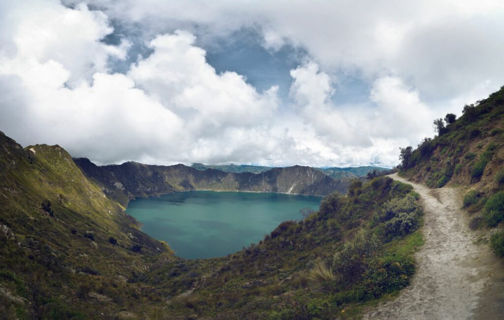 La lagune du Quilotoa, en Équateur