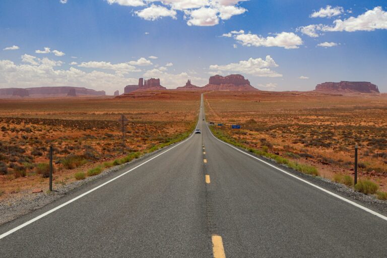 La route de Monument Valley