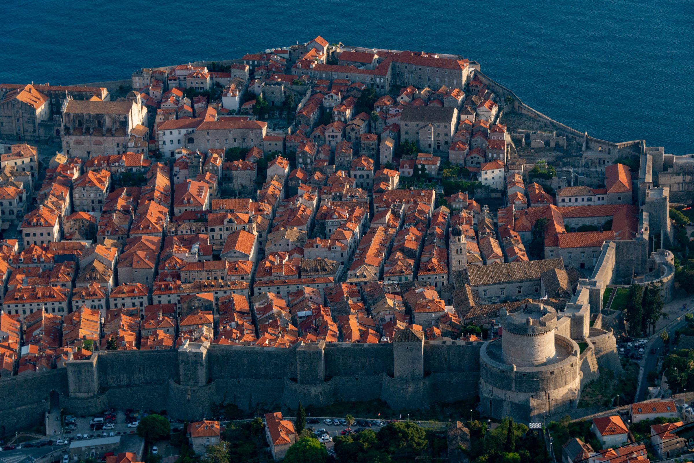 La vieille ville de Dubrovnik et ses remparts