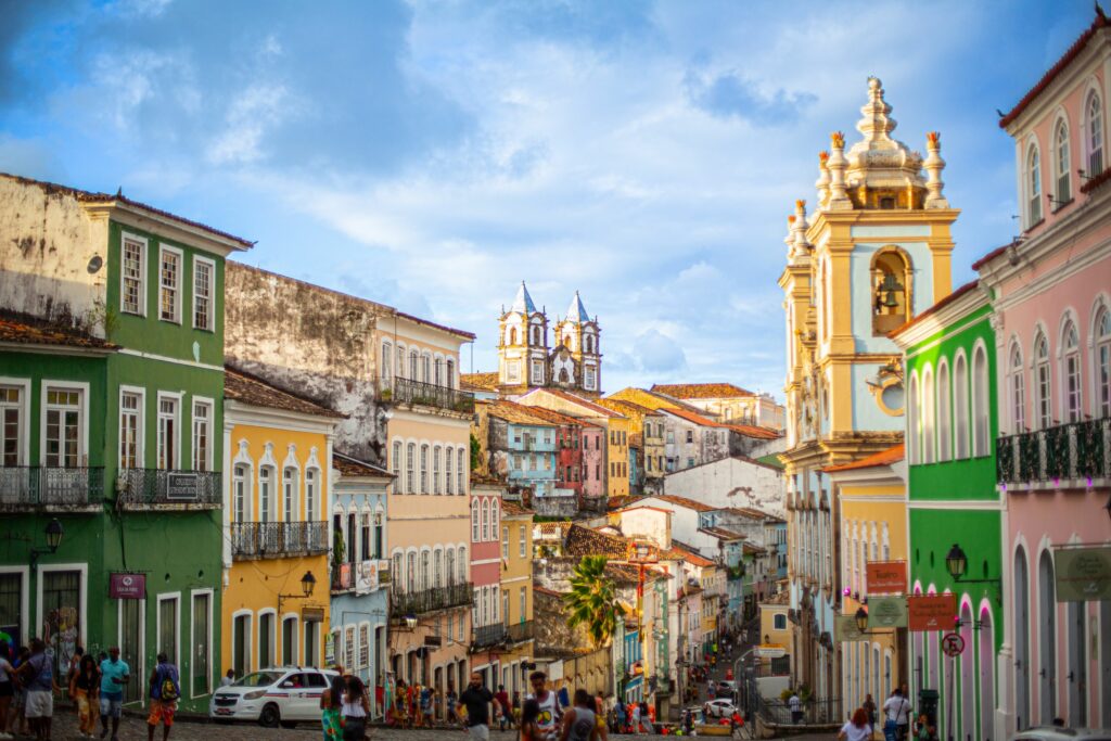 Le centre historique de Salvador de Bahia, au Brésil