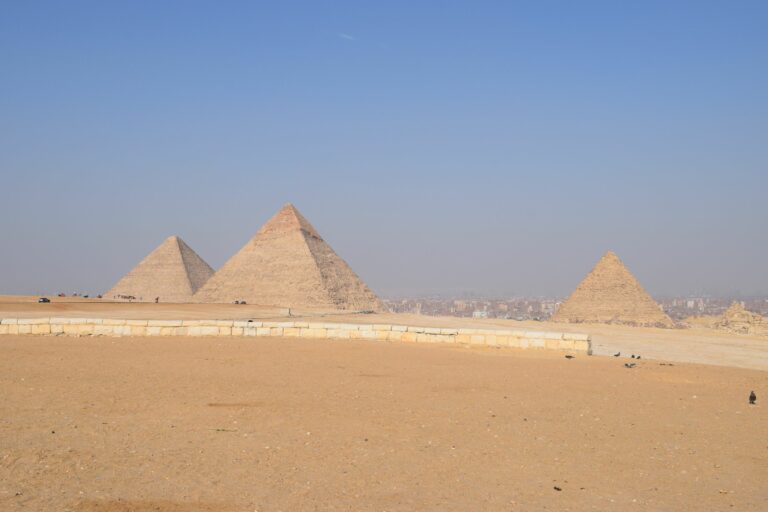 Les pyramides de Gizeh